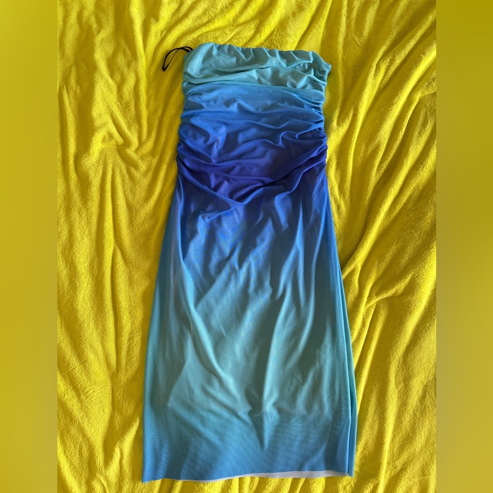 Forever 21 Ombré Blue Dress